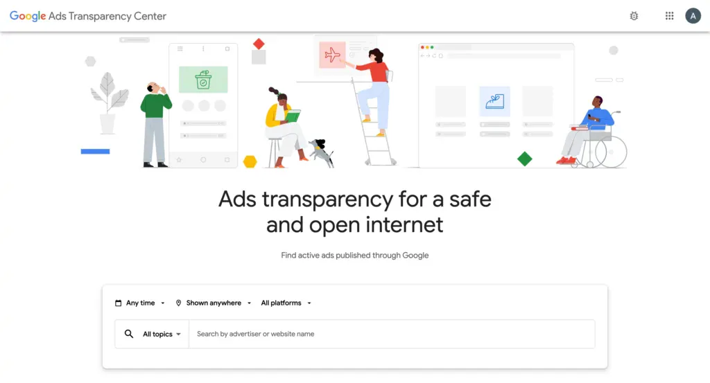 Google ads transparency center