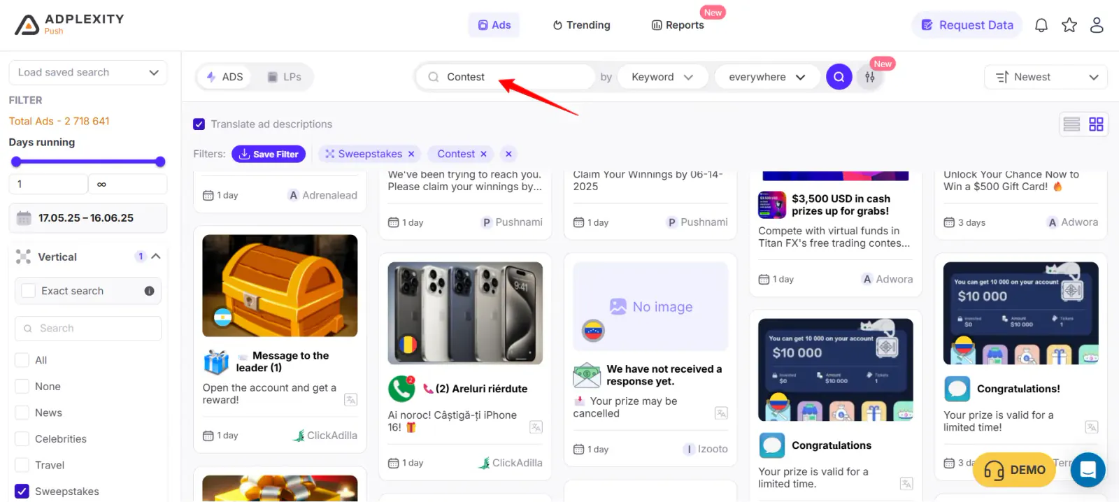 Keyword Research for New Ad Creatives